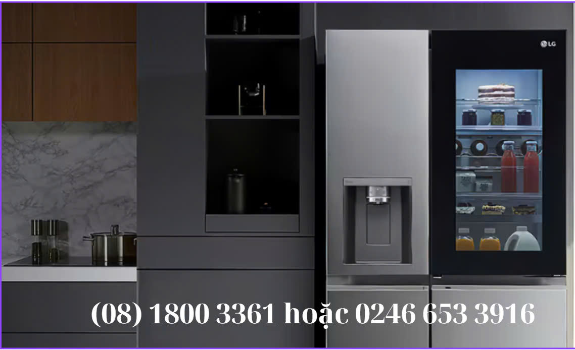 tủ lạnh LG mang lại không gian sang trọng cho phòng bếp
