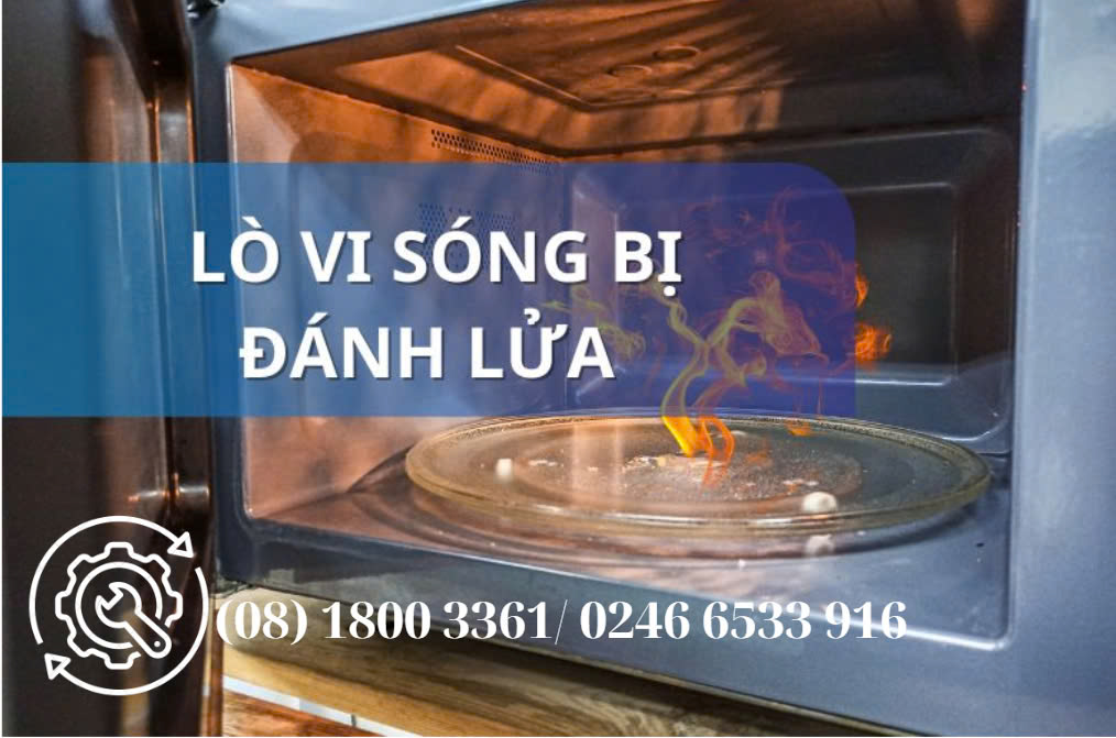Sửa chữa lò vi sóng phát ra tia lửa điện Sửa chữa lò vi sóng phát ra tia lửa điện