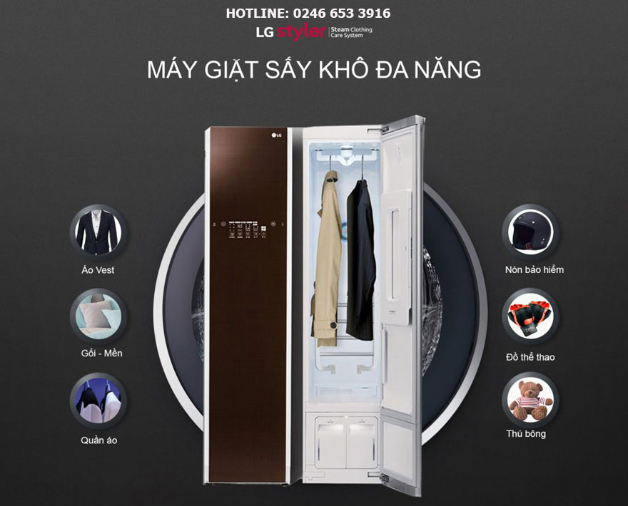 Địa chỉ sửa chữa tủ chăm sóc quần áo LG chuyên nghiệp