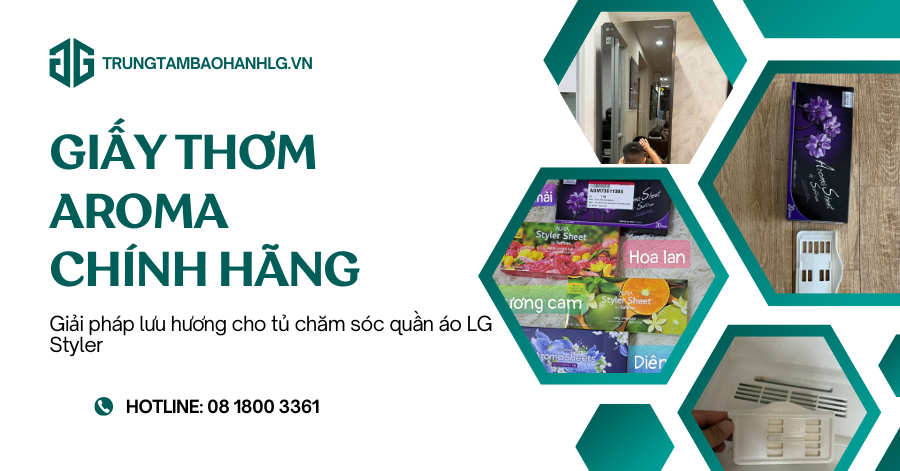 giấy thơm tủ hấp chăm sóc quần áo LG style