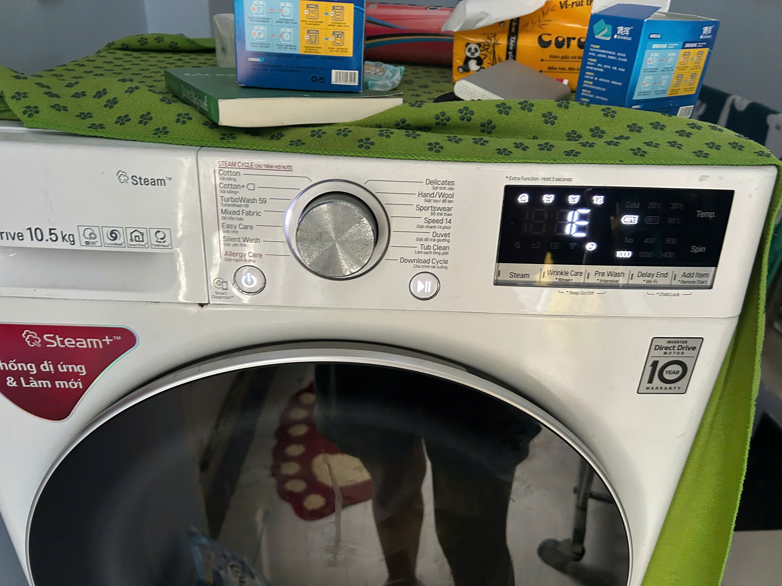 Kiểm tra máy giặt LG nhà khách hàng lỗi IE Kiểm tra máy giặt LG nhà khách hàng lỗi IE