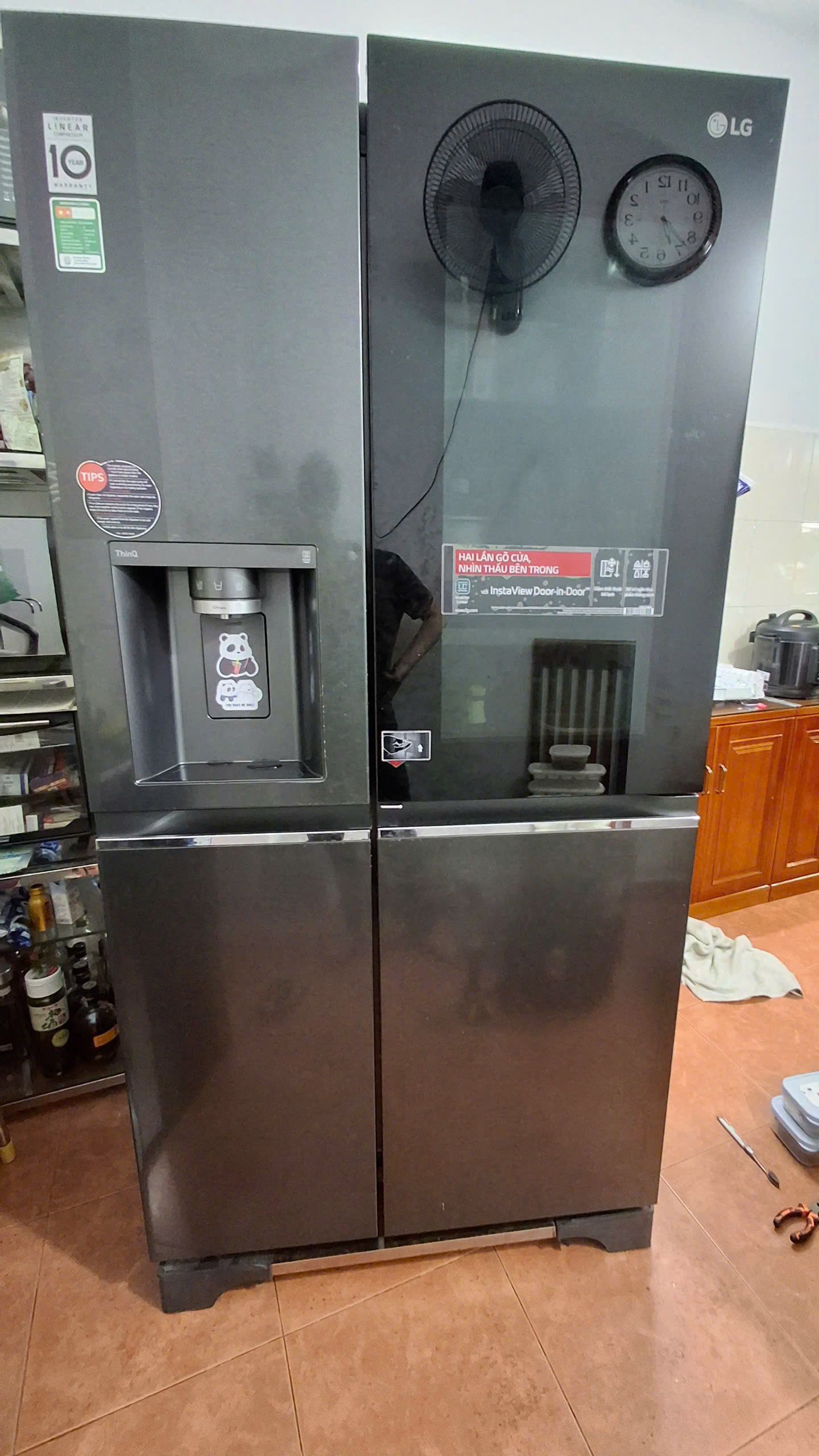 Kiểm tra tủ lạnh LG chính hãng tại nhà khách hàng Kiểm tra tủ lạnh LG chính hãng tại nhà khách hàng