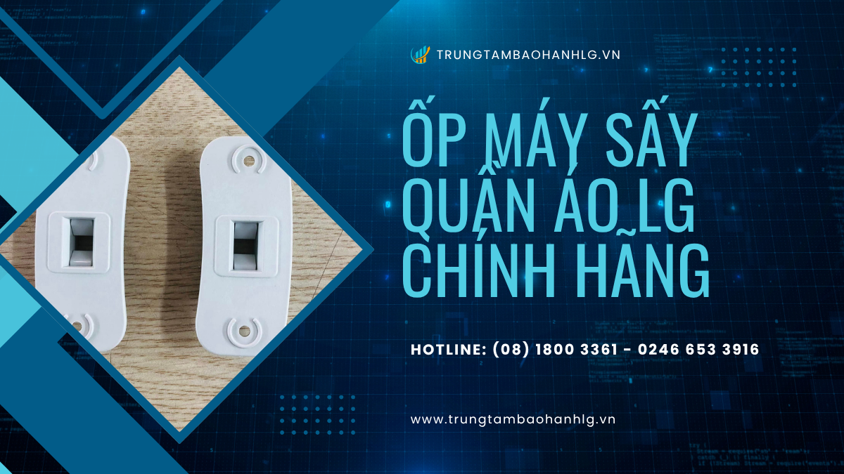 ốp cửa máy sấy quần áo lg