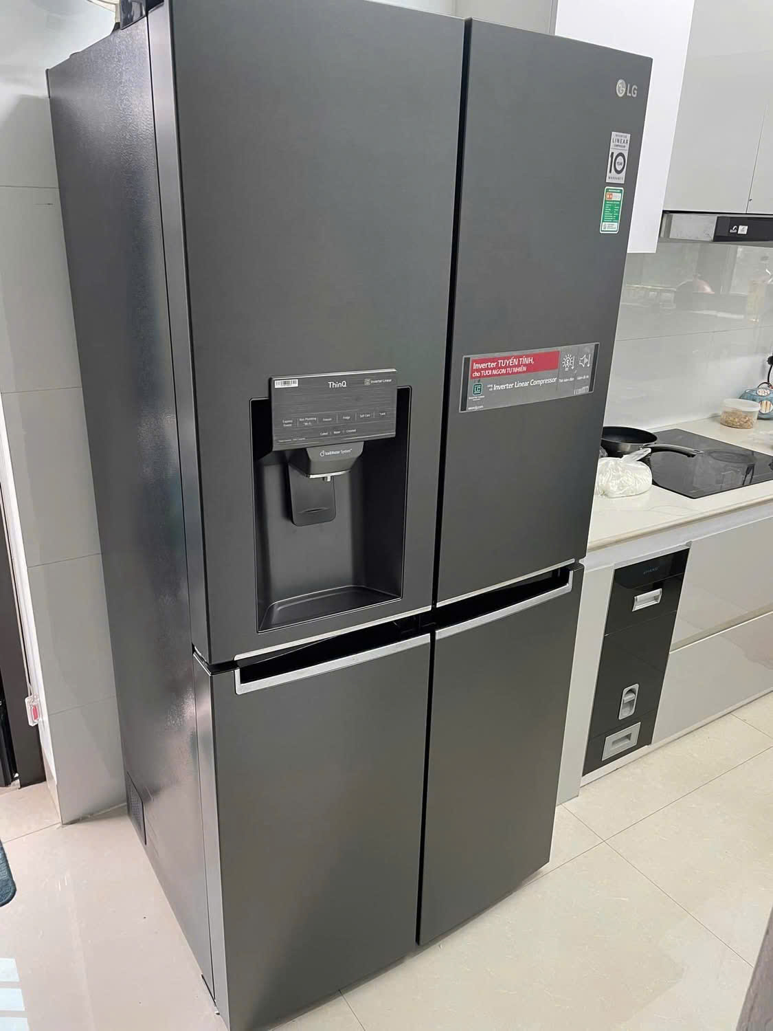 Sửa tủ lạnh LG side by side báo lỗi không hoạt động